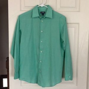Boys Chaps Button-down shirt, mint green, like new